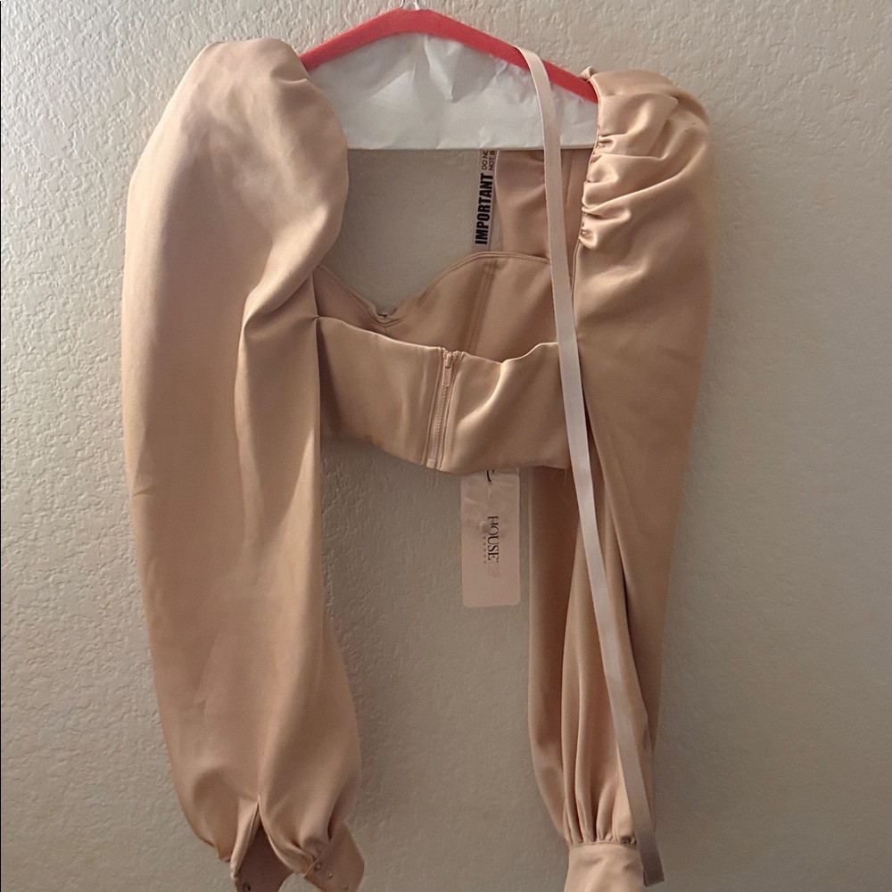 House of CB Nude Crop Top - Picture 3 of 3